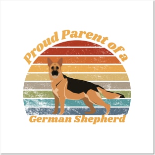 Proud Parent of a German Shepherd Posters and Art